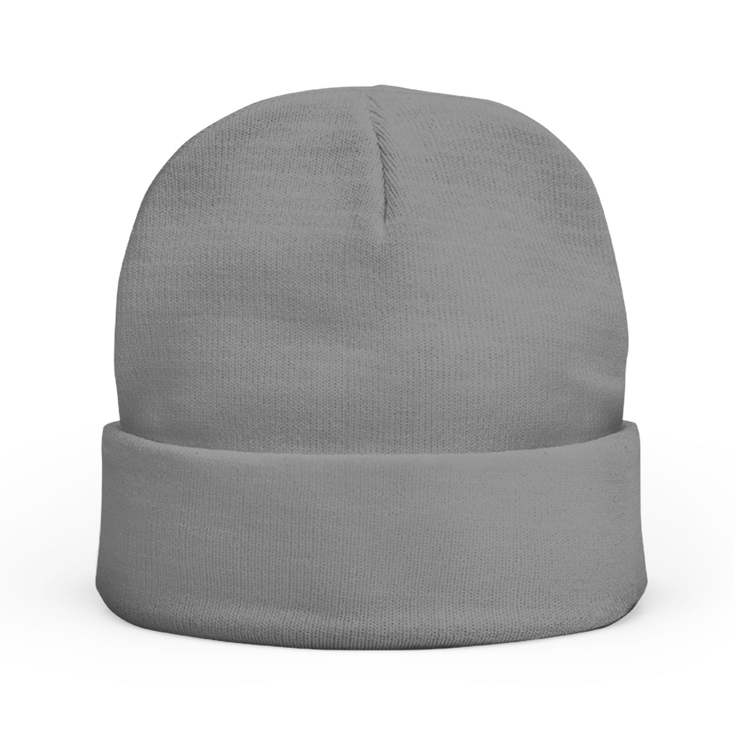 Embroidered Knit Beanie - Hustle420Wood Gray Beanie for Casual Style