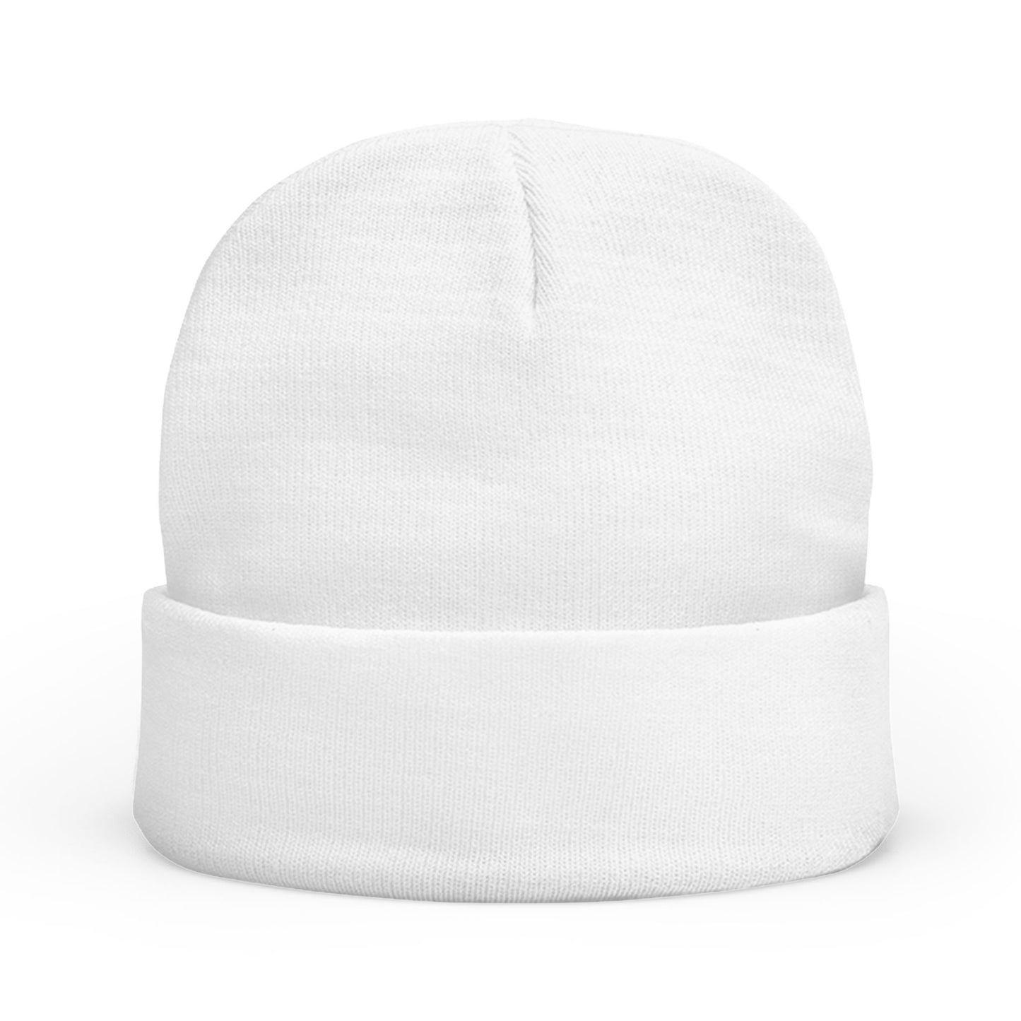 Embroidered Knit Beanie - Hustle420Wood Gray Beanie for Casual Style